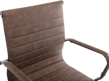 Load image into Gallery viewer, Reception Chairs No Wheels Leather Conference Chair (Set of 2)