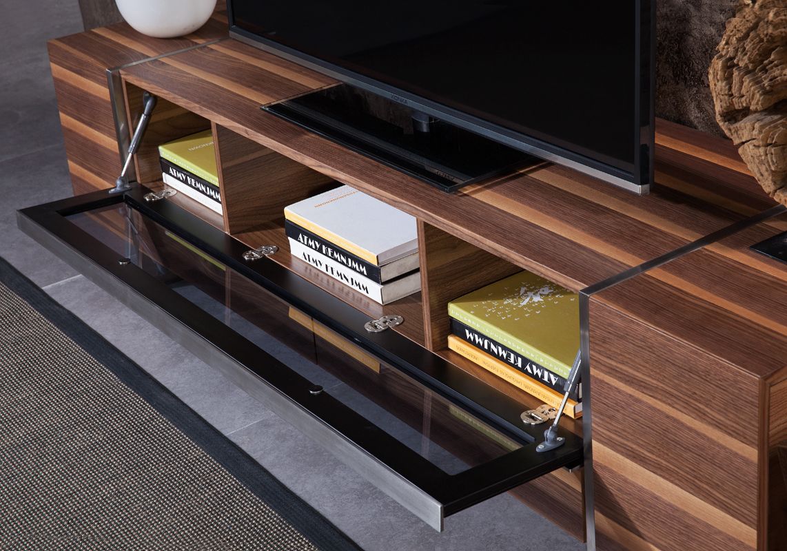 Alan Modern Walnut TV Unit