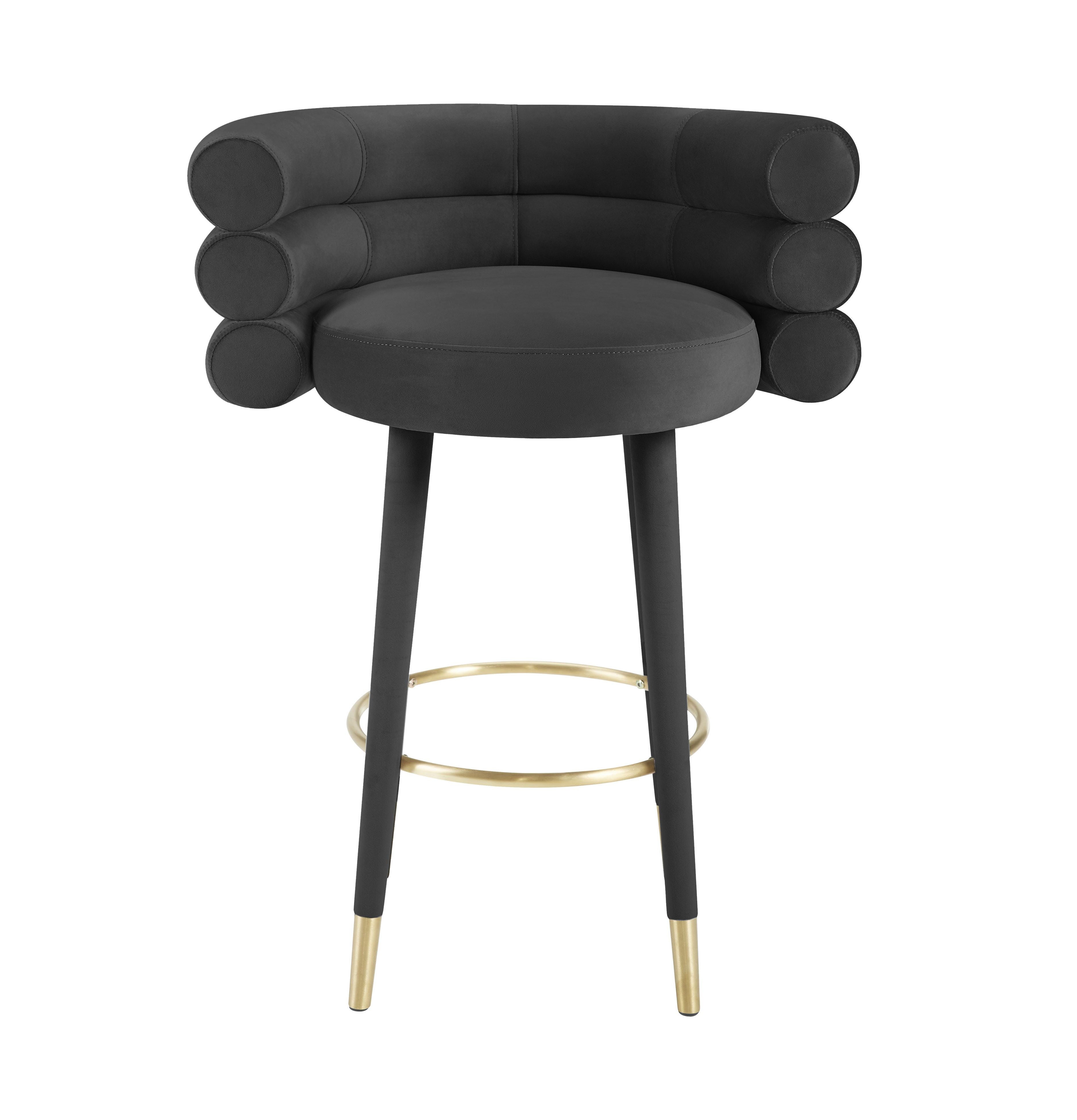 Betty Velvet Bar Stool