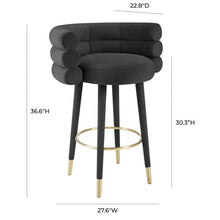 Load image into Gallery viewer, Betty Velvet Bar Stool