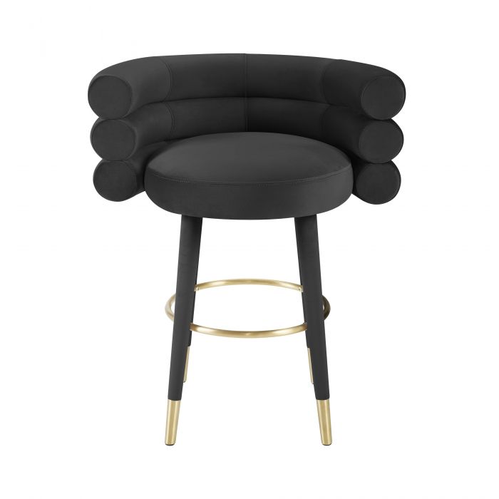 Betty Velvet Counter Stool
