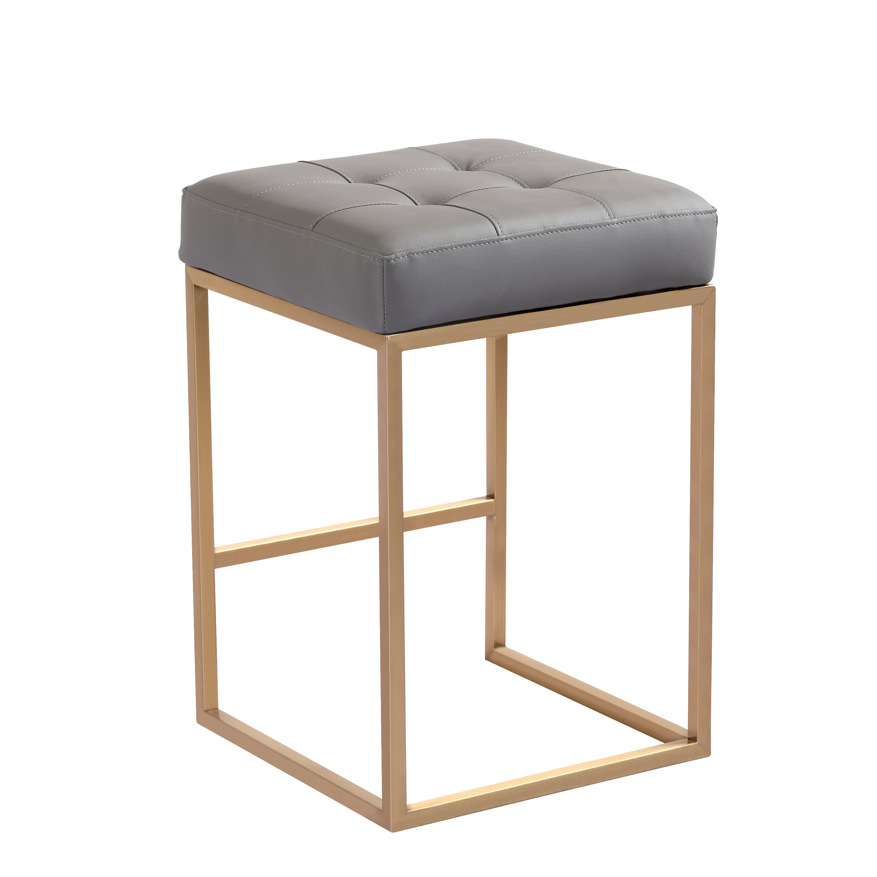 Chi Counter Stool In Gold Finish