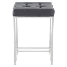 Load image into Gallery viewer, Chi Counter Stool in Brushed Stainless