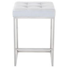 Load image into Gallery viewer, Chi Counter Stool in Brushed Stainless