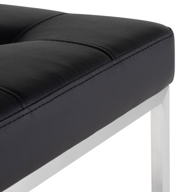 Chi Counter Stool in Brushed Stainless