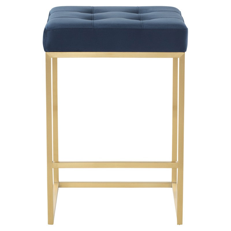 Chi Counter Stool In Gold Finish