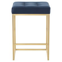 Load image into Gallery viewer, Chi Counter Stool In Gold Finish