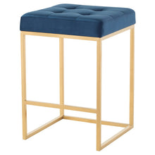 Load image into Gallery viewer, Chi Counter Stool In Gold Finish