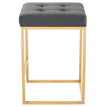 Load image into Gallery viewer, Chi Counter Stool In Gold Finish