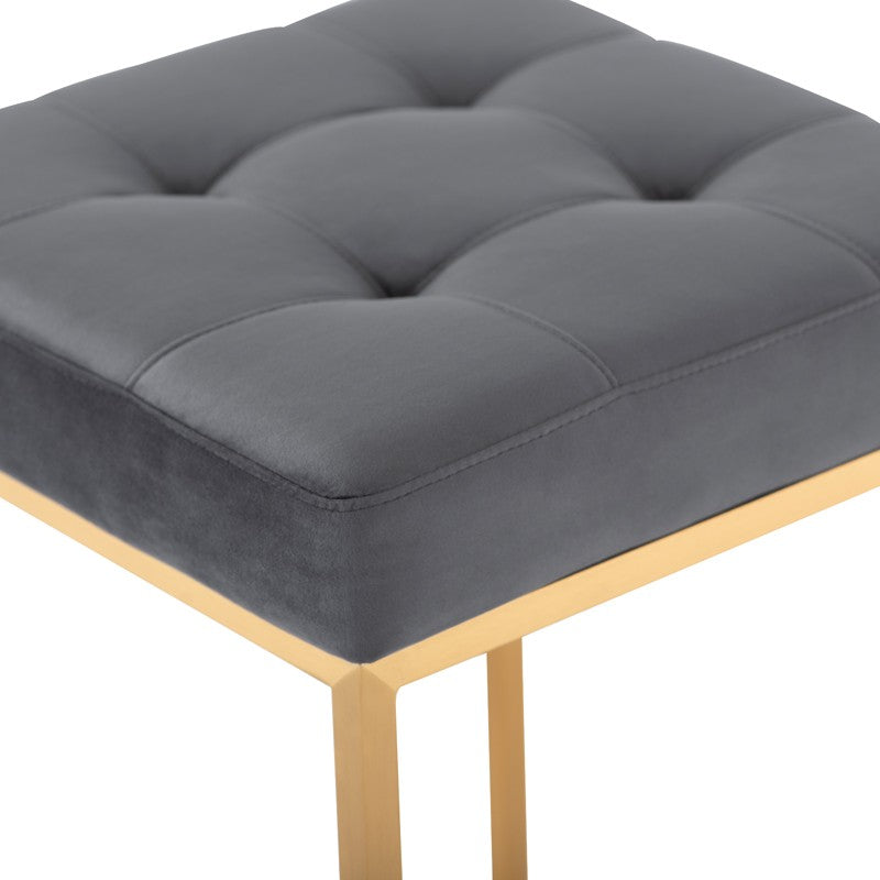 Chi Counter Stool In Gold Finish