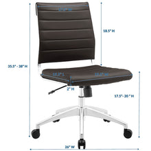 Load image into Gallery viewer, Deluxe Armless Mid Back Office Chair