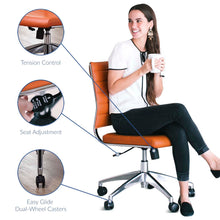 Load image into Gallery viewer, Deluxe Armless Mid Back Office Chair