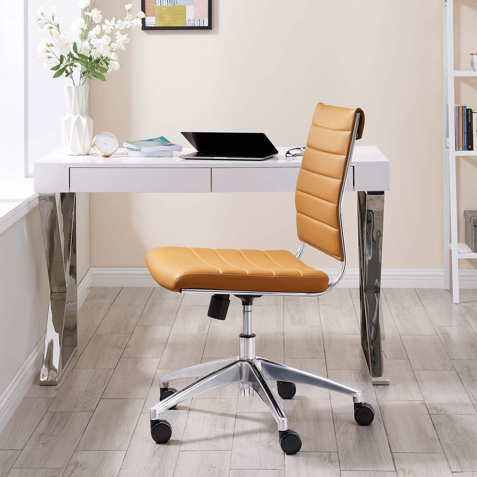 Deluxe Armless Mid Back Office Chair