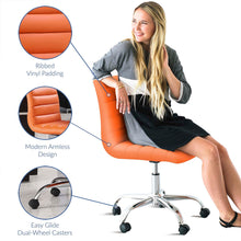 Load image into Gallery viewer, Nova Armless Mid Back Office Chair