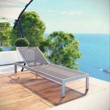 Load image into Gallery viewer, Coast Outdoor Patio Aluminum Mesh Chaise