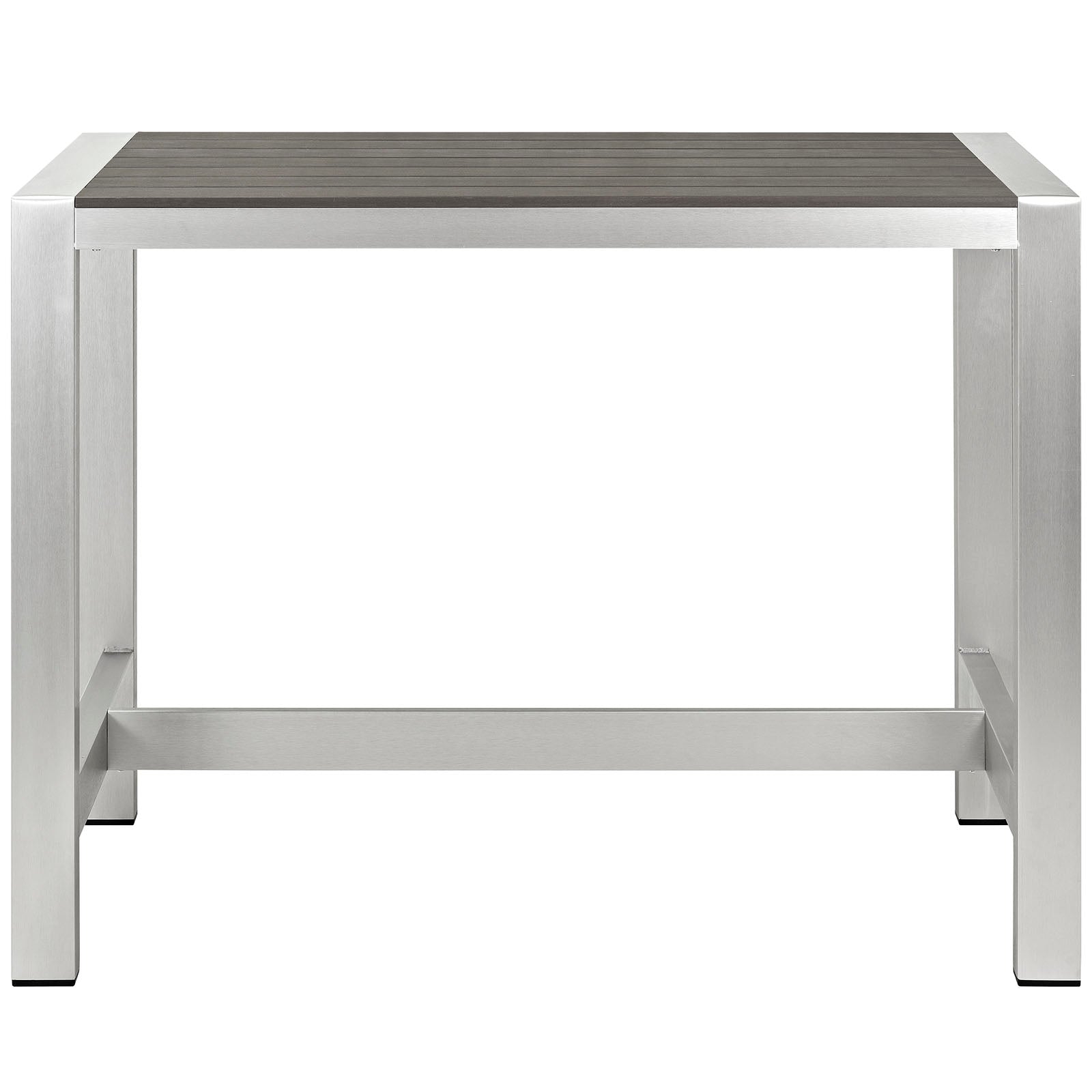 Coast Outdoor Patio Aluminum Rectangle Bar Table