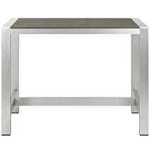 Load image into Gallery viewer, Coast Outdoor Patio Aluminum Rectangle Bar Table