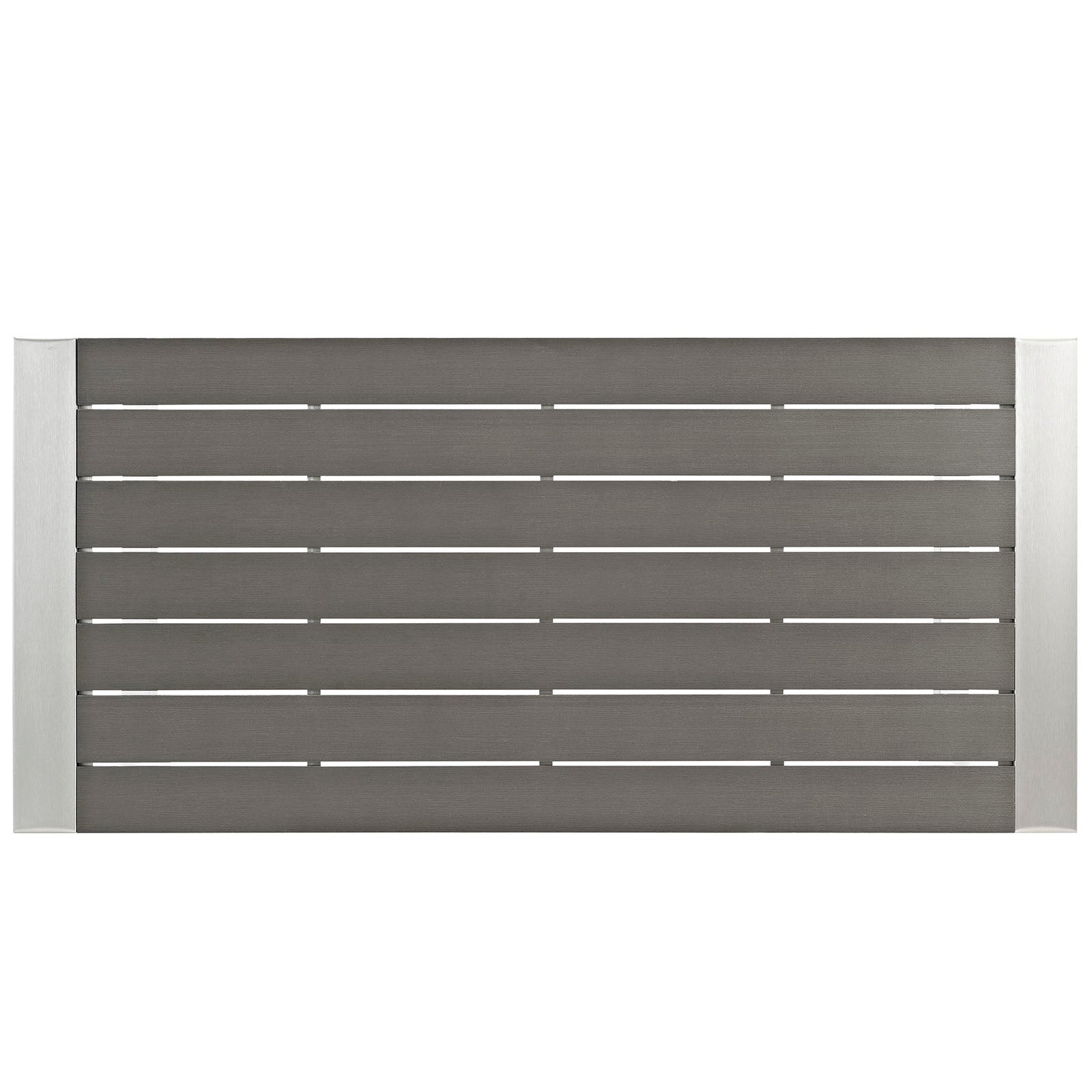 Coast Outdoor Patio Aluminum Rectangle Bar Table