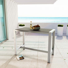 Load image into Gallery viewer, Coast Outdoor Patio Aluminum Rectangle Bar Table