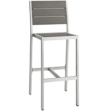 Load image into Gallery viewer, Coast Outdoor Patio Aluminum Armless Bar Stool