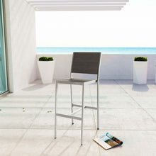 Load image into Gallery viewer, Coast Outdoor Patio Aluminum Armless Bar Stool