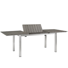 Load image into Gallery viewer, Coast Outdoor Patio Aluminum Wood Dining Table