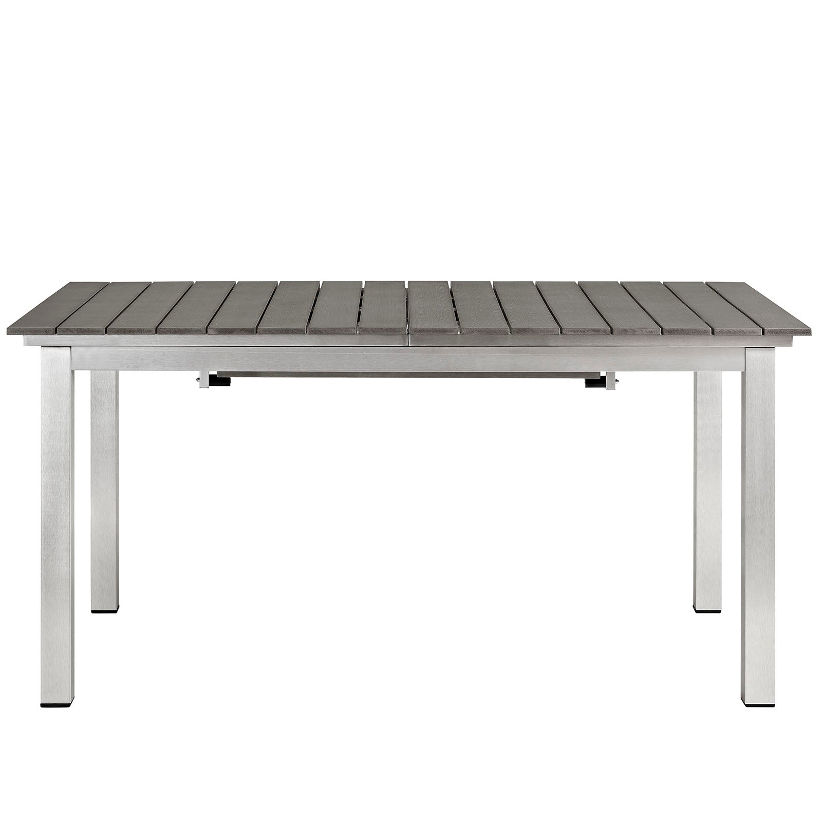 Coast Outdoor Patio Aluminum Wood Dining Table