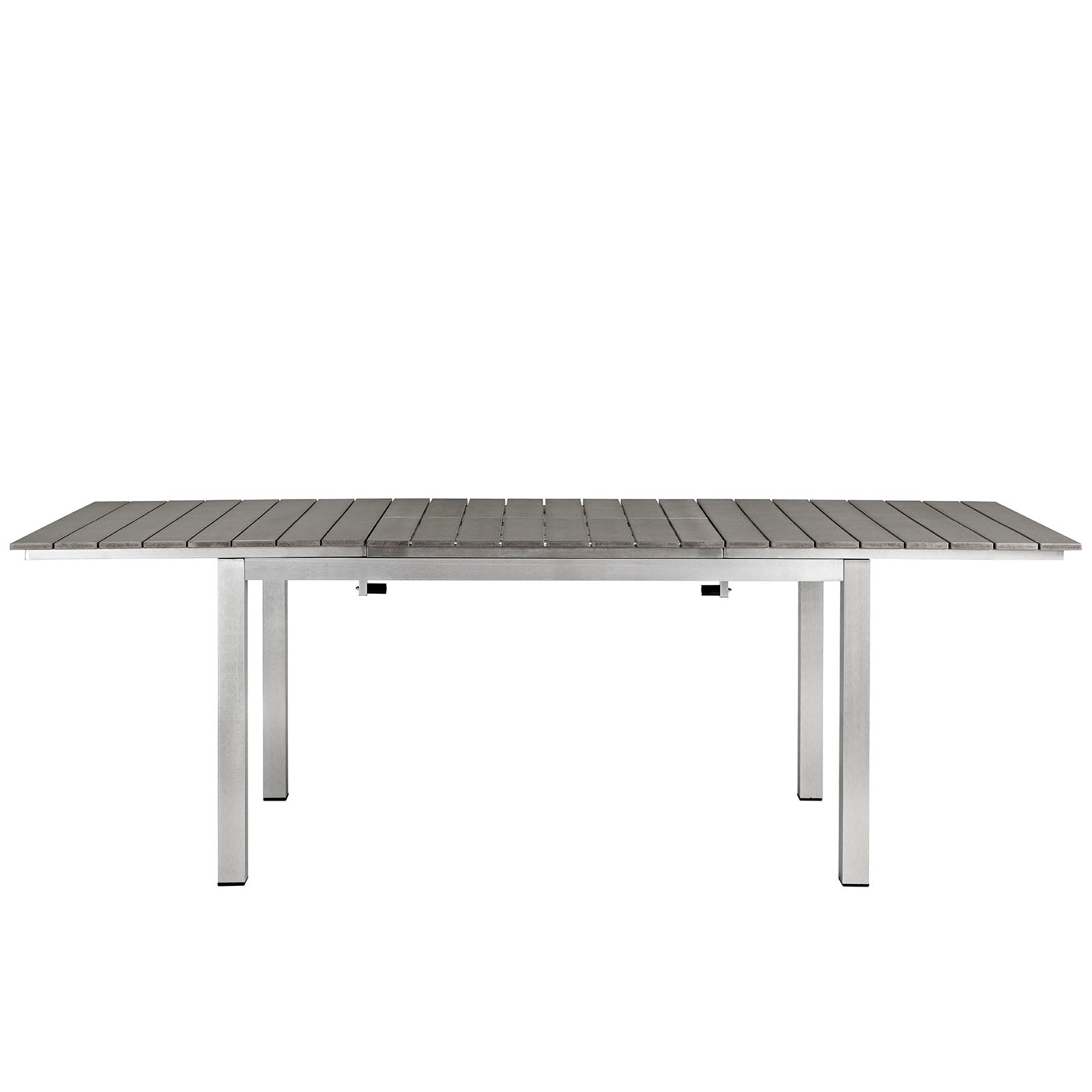Coast Outdoor Patio Aluminum Wood Dining Table