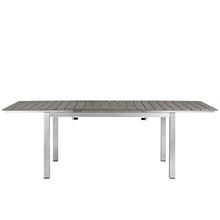 Load image into Gallery viewer, Coast Outdoor Patio Aluminum Wood Dining Table