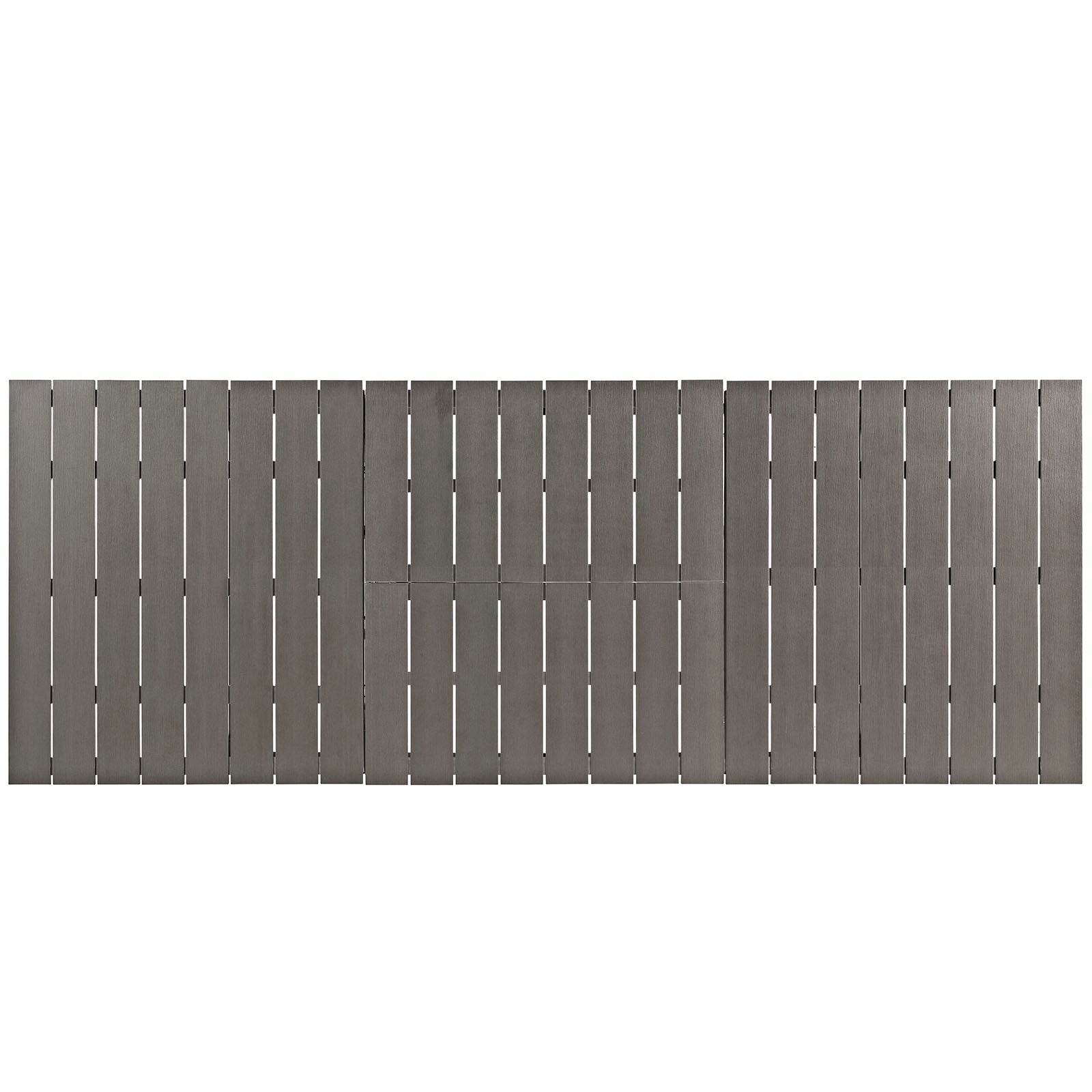 Coast Outdoor Patio Aluminum Wood Dining Table
