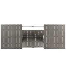 Load image into Gallery viewer, Coast Outdoor Patio Aluminum Wood Dining Table