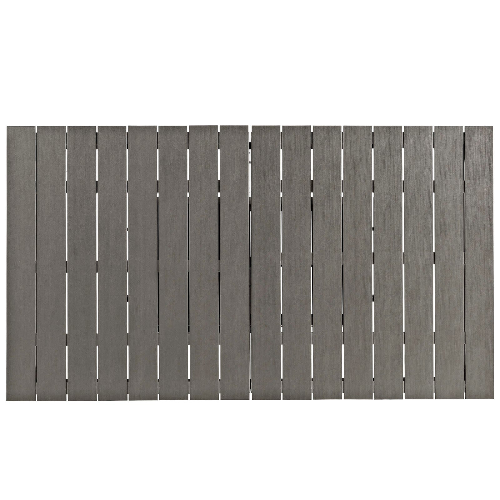 Coast Outdoor Patio Aluminum Wood Dining Table
