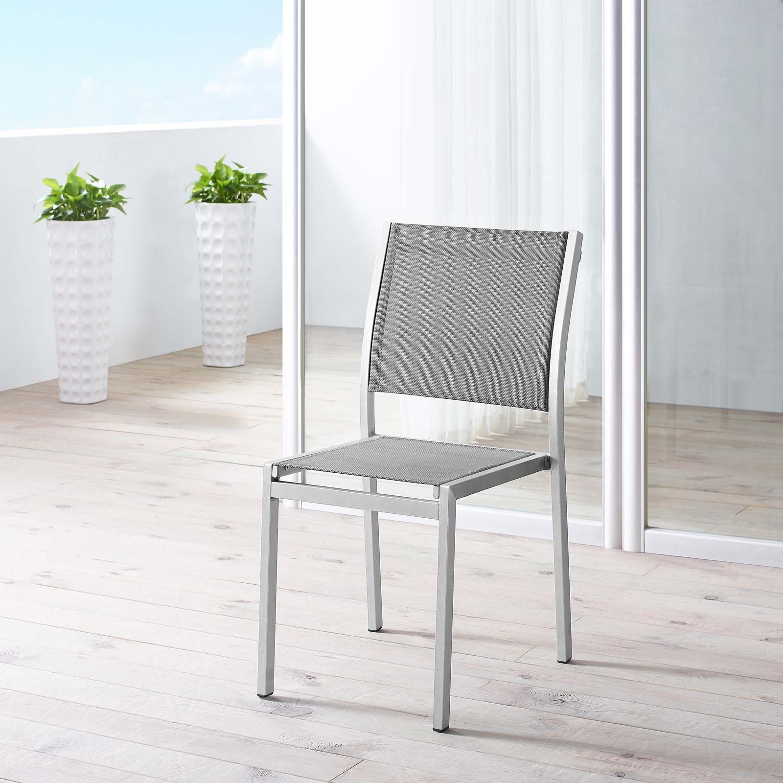 Coast Outdoor Patio Aluminum Side Chair