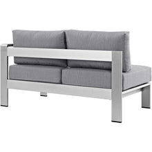 Load image into Gallery viewer, Coast Right-Arm Corner Sectional Outdoor Patio Aluminum Loveseat