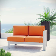 Load image into Gallery viewer, Coast Right-Arm Corner Sectional Outdoor Patio Aluminum Loveseat