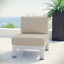 Load image into Gallery viewer, Coast Armless Outdoor Patio Aluminum Chair