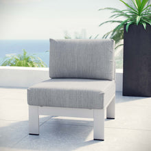 Load image into Gallery viewer, Coast Armless Outdoor Patio Aluminum Chair