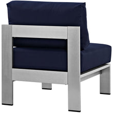 Load image into Gallery viewer, Coast Armless Outdoor Patio Aluminum Chair