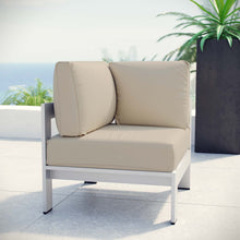 Load image into Gallery viewer, Coast Outdoor Patio Aluminum Corner Chair