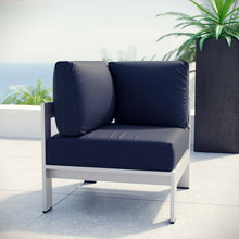 Load image into Gallery viewer, Coast Outdoor Patio Aluminum Corner Chair
