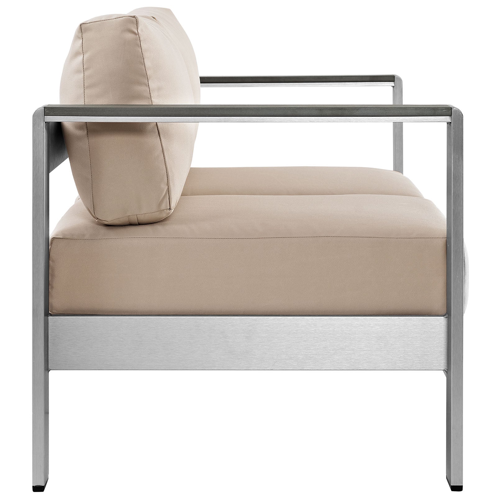 Coast Outdoor Patio Aluminum Loveseat