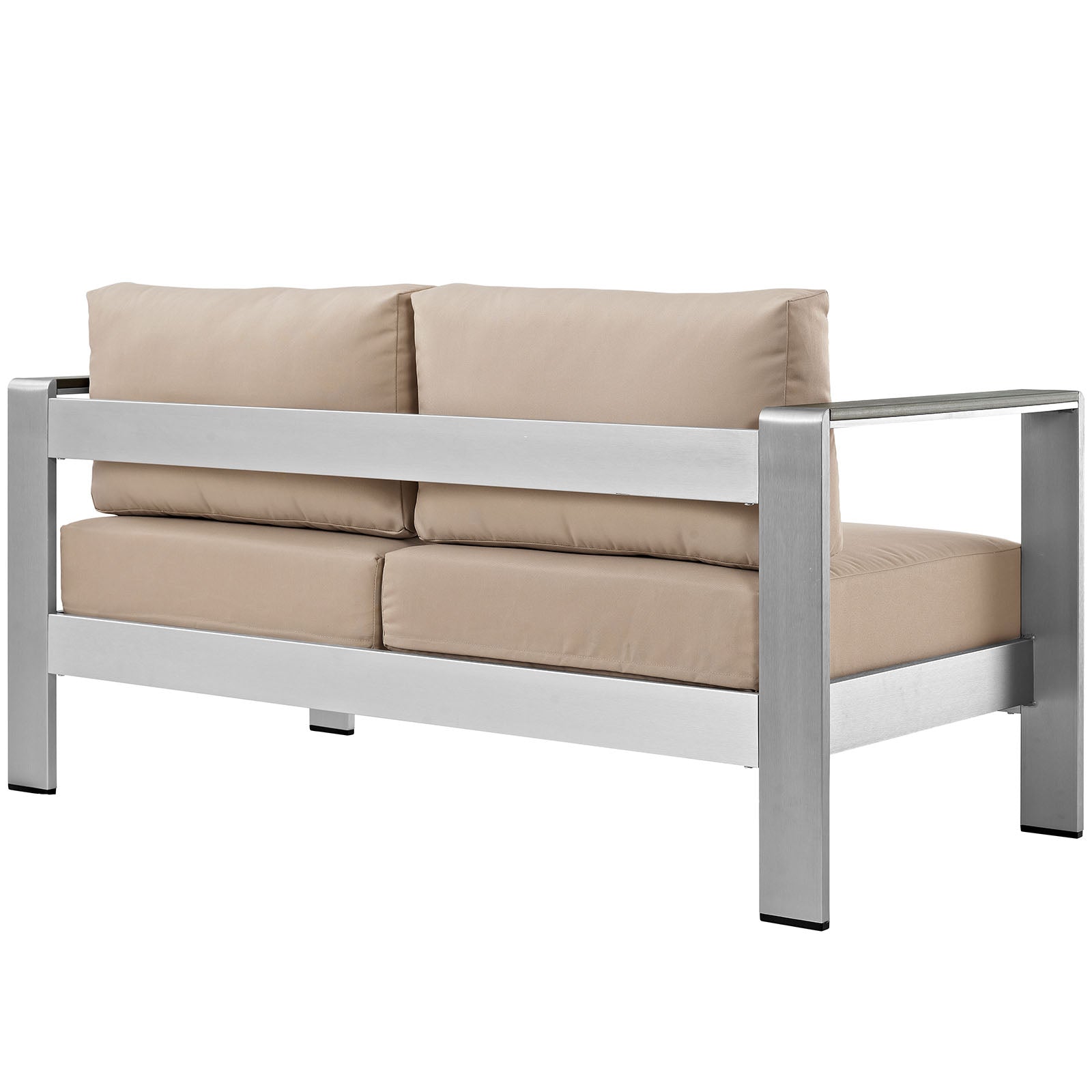 Coast Outdoor Patio Aluminum Loveseat
