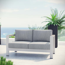 Load image into Gallery viewer, Coast Outdoor Patio Aluminum Loveseat