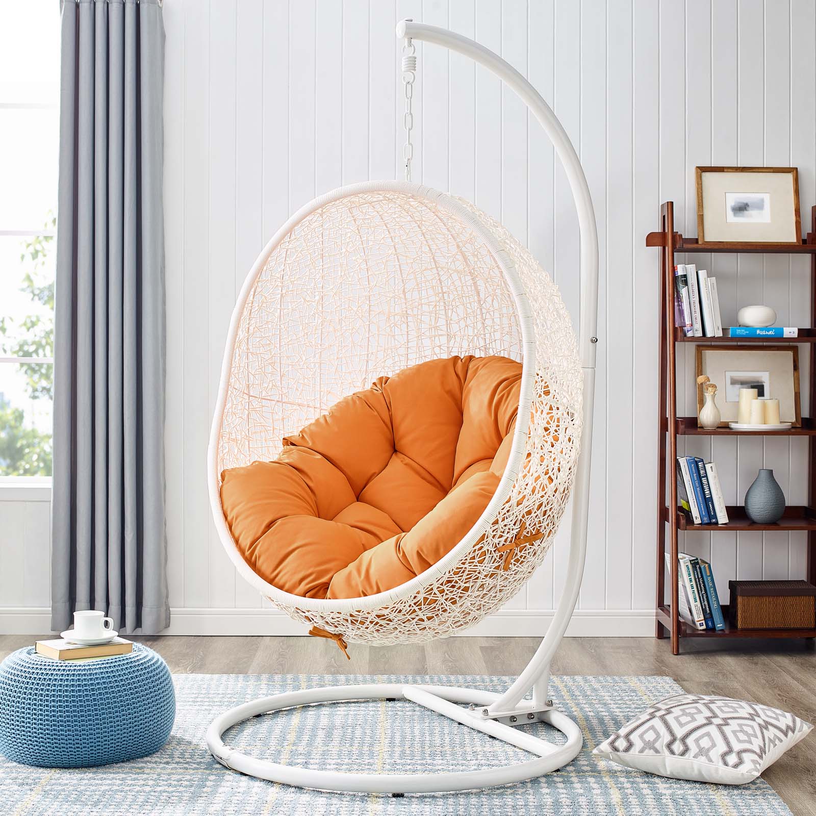 Porch Outdoor Patio Swing Chair With Stand