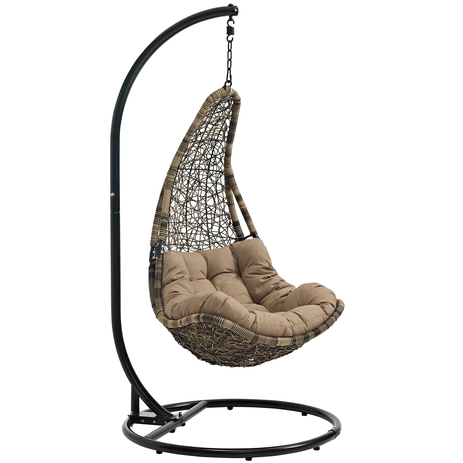 Capri Outdoor Patio Swing Chair With Stand