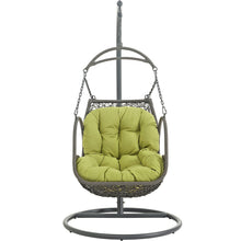 Load image into Gallery viewer, Marina Outdoor Patio Wood Swing Chair With Stand