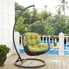 Load image into Gallery viewer, Marina Outdoor Patio Wood Swing Chair With Stand
