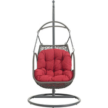 Load image into Gallery viewer, Marina Outdoor Patio Wood Swing Chair With Stand