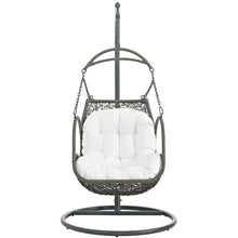 Load image into Gallery viewer, Marina Outdoor Patio Wood Swing Chair With Stand