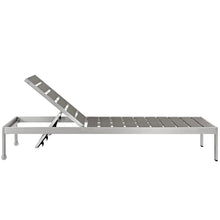 Load image into Gallery viewer, Coast Outdoor Patio Aluminum Wood Chaise Set of 2